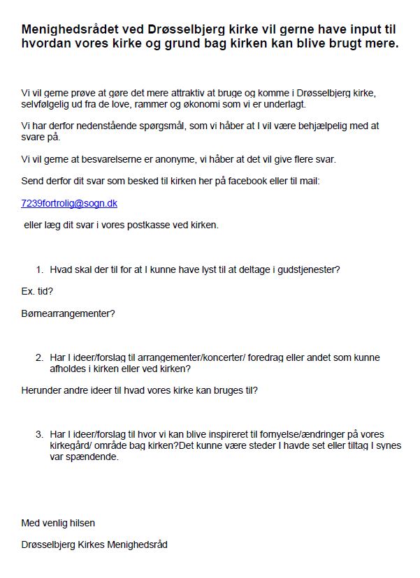 Drøsselbjerg_spørgeskema